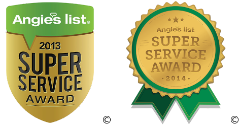 Angie's List 2013 & 2014 Super Service Awards